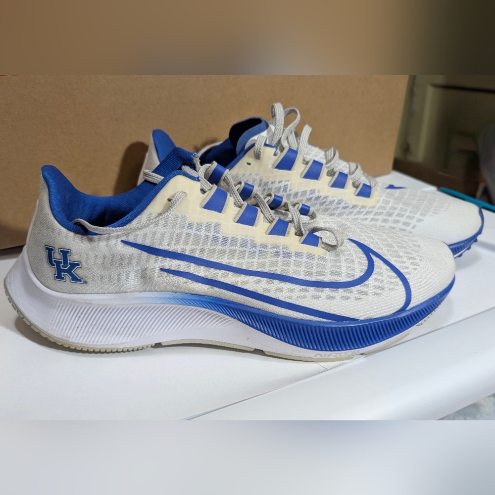Nike Blue and White Sneakers